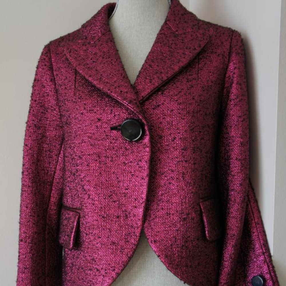 Runway Marc Jacobs Wool Mohair Silk Jacket Sz M